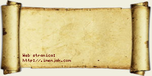 Tina Ognjanović vizit kartica